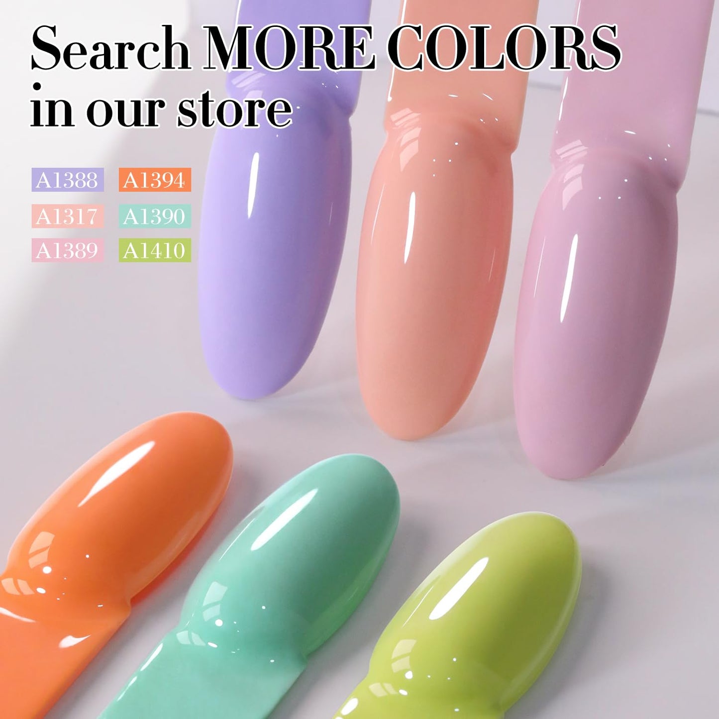 Double Rhythm Pastel Green Gel Polish Sheer Neutral Natural Light Milky Same Color Same Bottle 15ML Jelly UV Nail Art DIY at Home (Pale Green-A1410)