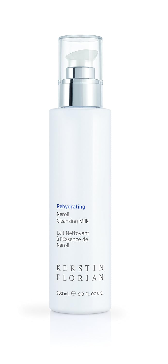 Kerstin Florian Rehydrating Neroli Cleansing Milk | Gentle Makeup Remover and Face Wash for Normal to Sensitive Skin (6.8 fl oz)