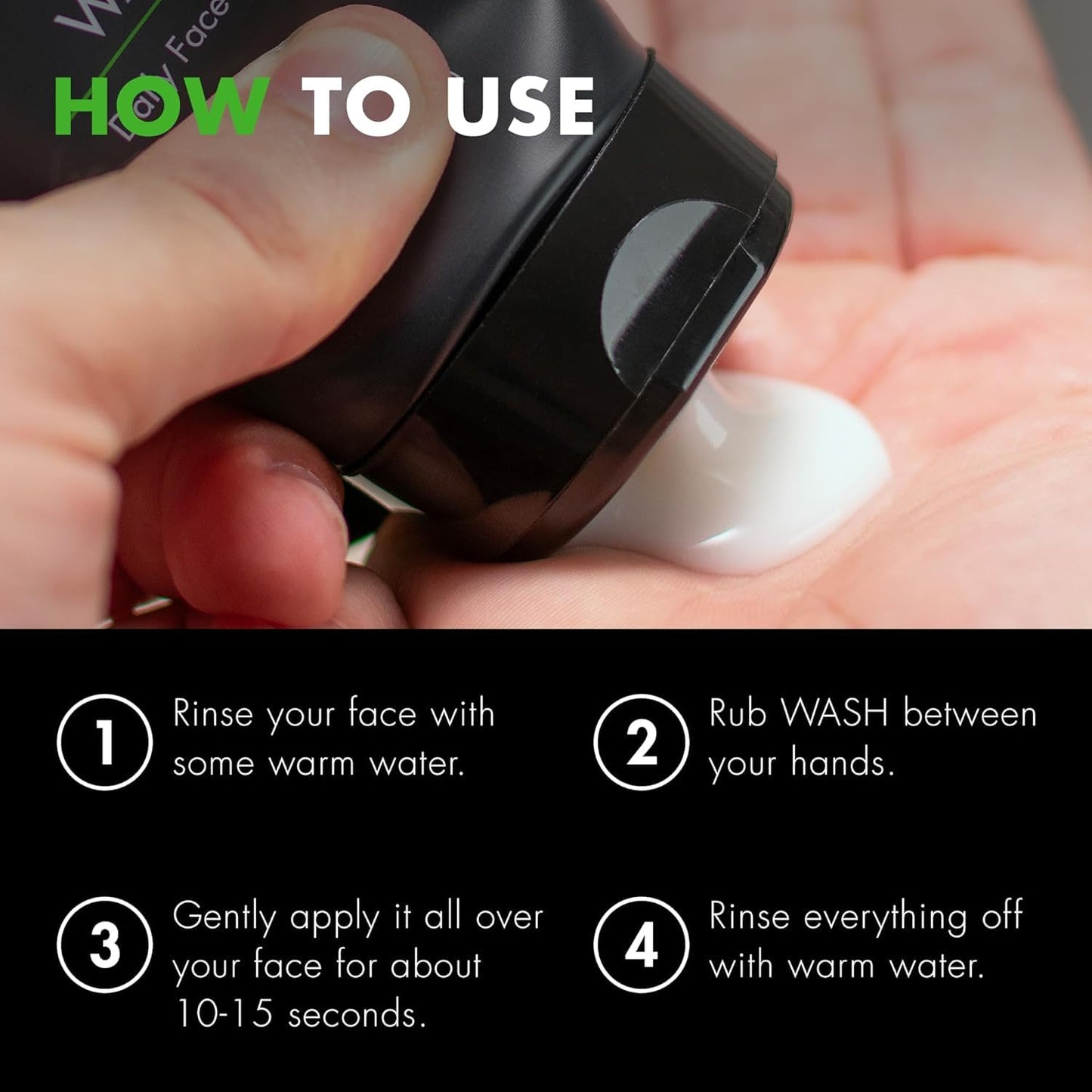 Tiege Hanley Daily Mens Face Wash, 5.5 Oz - Gentle Fragrance-Free Face Cleanser for Men Revitalizes, Hydrates & Softens Skin - Men's Face Wash & Facial Cleanser Skincare for Dry & Sensitive Skin