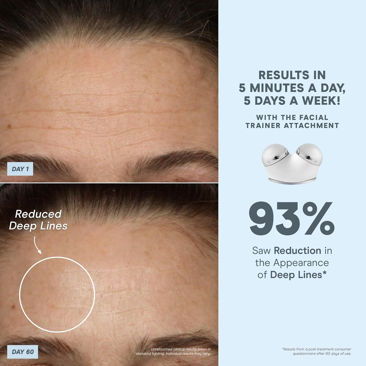 NuFACE TRINITY+ Microcurrent Facial Device Kit - FDA Cleared Face Sculpting & Neck Tightening Device to Contour Cheeks & Brows + Microcurrent Gel Activator & Silk Creme