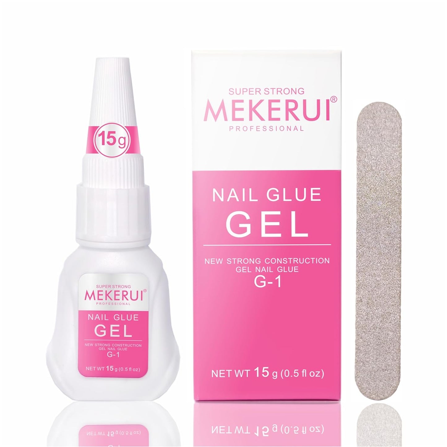 Super Strong Nail Glue for Press on Nails Resists Dripping and Clogging. It Dries Rapidly in 7 Seconds sans UV Light, Offers Long Lasting 30+ Days, is Waterproof, and Meets Professional Salon