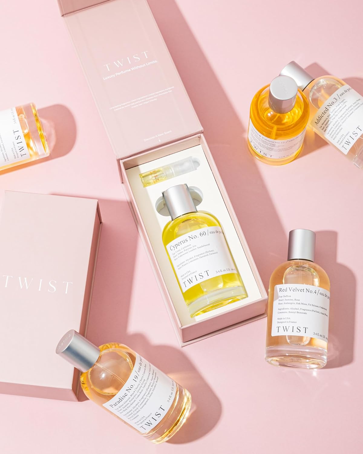 Twist Green No. 41 - Eau De Parfum Inspired by Creed's Green Irish Tweed, Long-Lasting Perfume For Men, Paraben Free, Vegan, Clean Ingredients, Fragrance - Spray 100 ml | 3.4 fl. oz.