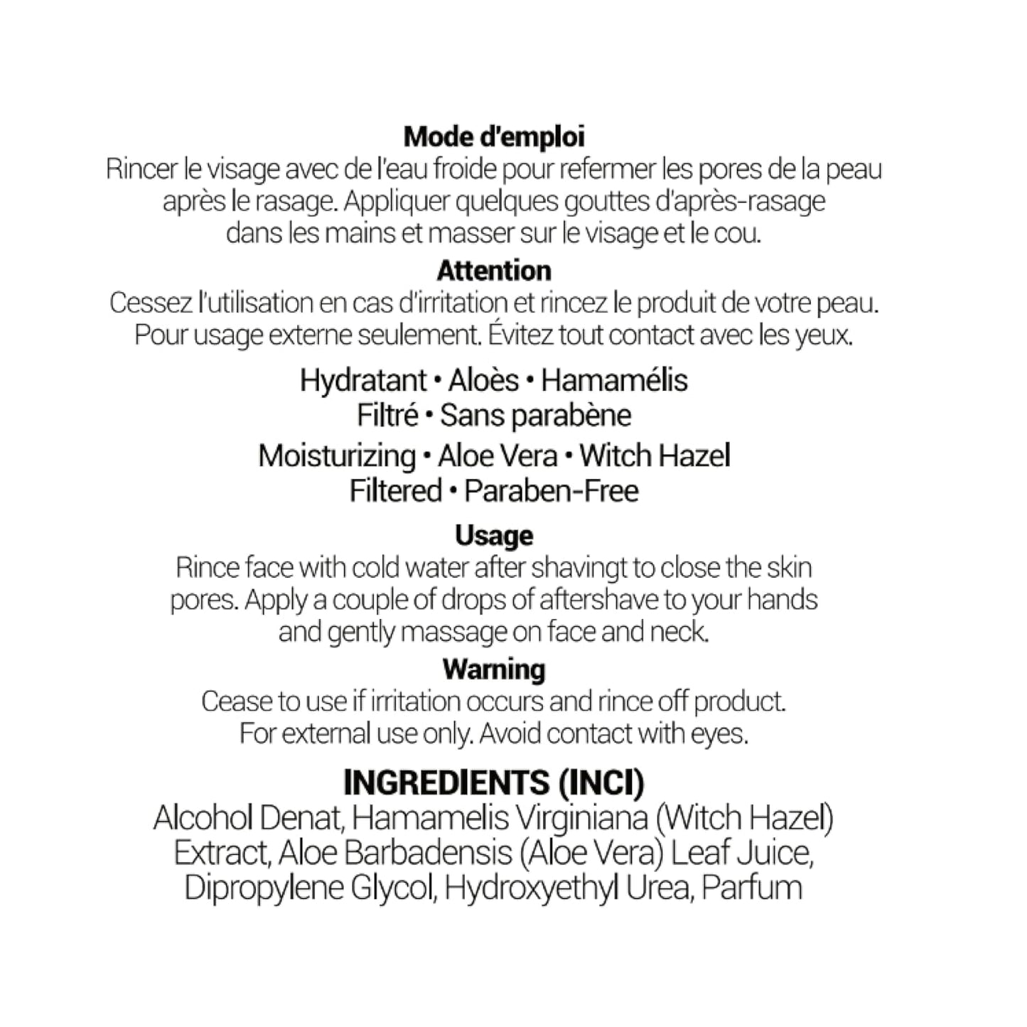 Aftershave Splash For Men l Canadian Made by A Skilled Artisan l Moisturize and Soothe the Skin 114 ml (4 oz) (LimeChic)