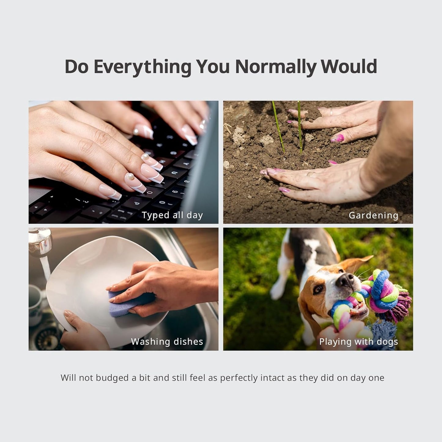 BTArtbox Press On Nails Short - Lamp-Curable Sparkly Blue Almond Press On Nails with Glue for Women, Semi-Transparent Soft Gel Glue On Nails in 16 Sizes - 32 Stick On Nails Kit, Blue Mirage