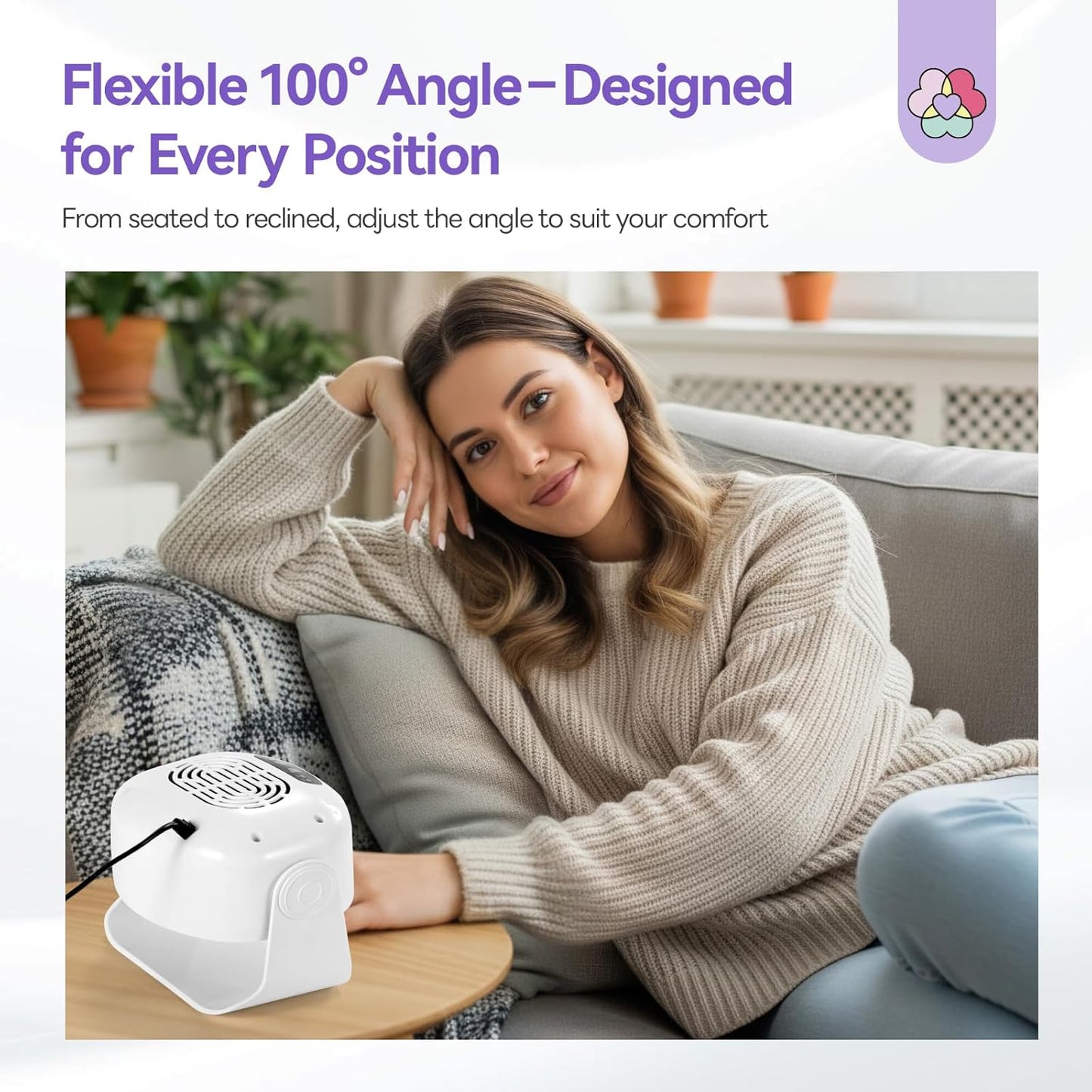 SAVILAND Essentials 600W Fast Nail Dryer: 6X Fast Drying Nail Polish Dryer for Regular Polish Nail Fan With Adjustable Angle Fingernail Dual Heating & Cooling Modes Dry Nail Dehydrator for Salon White