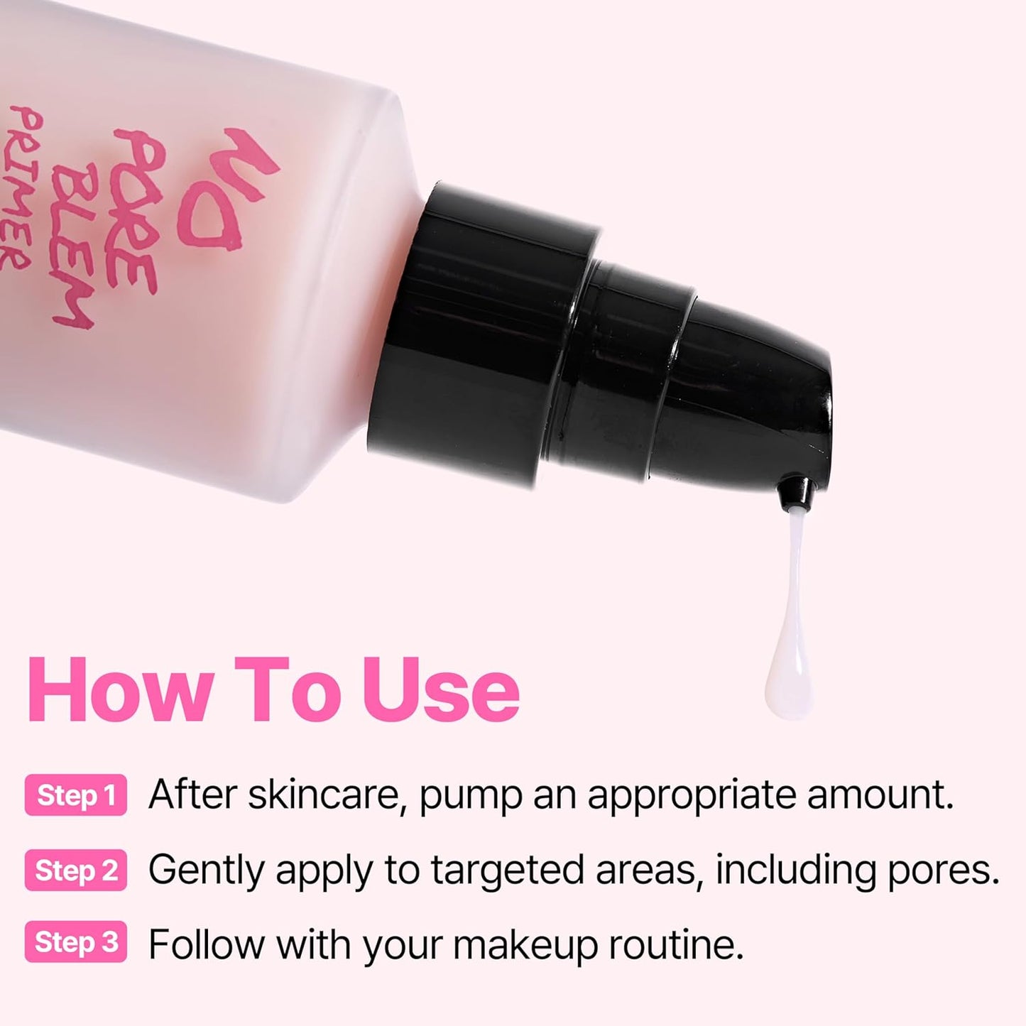 TOUCH IN SOL No Poreblem Primer – Pore Primer for Korean Makeup, Mattifying Primer for Oily Skin, Pore Eraser for Large Pores, Blurring Finish from K Beauty (1.01 fl.oz/30ml)