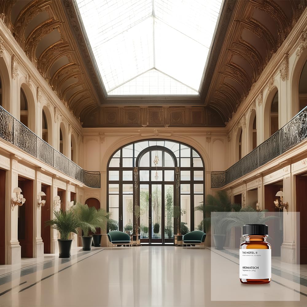 AromaTech Hotel II Fragrance Essential Oils - for Aroma Oil Scent Diffusers (0.33 Fl Oz (Pack of 1), The Hotel II)