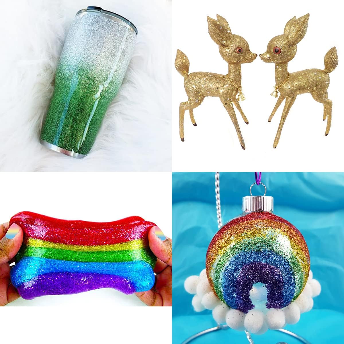 Fine Glitter for Nail Art, 100g/3.5oz Extra Fine Glitter Powder Packs for Epoxy Resin Art, Craft Glitter for Tumblers Candle Slime Making, Festival Body Face Eyeshadow Nail Glitter (Purple)