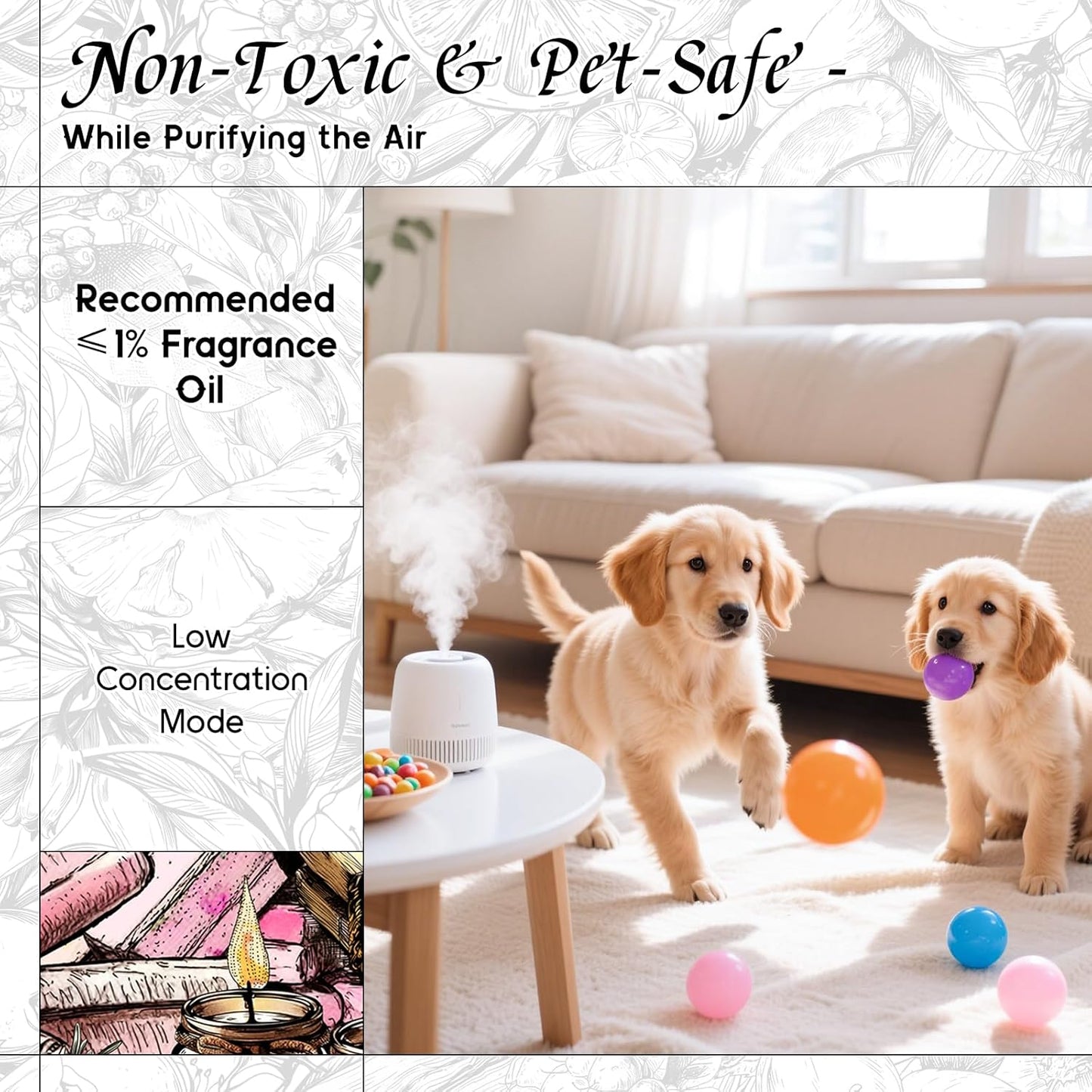 HIQILI Bubble Gum Fragrance Oil for Candle, Soap & Bath Bombs Making, Long Lasting Candy Scents, Home Diffuser Use - 5.07 Fl Oz