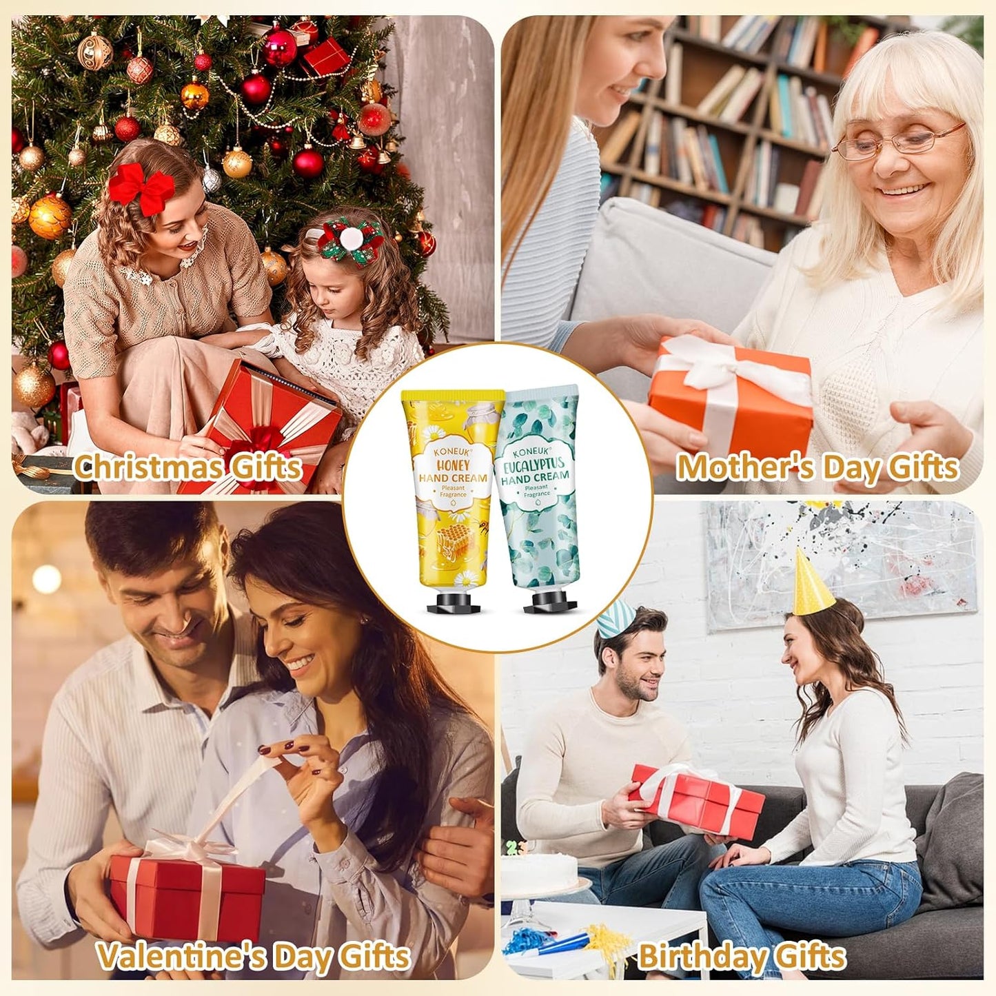 160 Pack Hand Cream Gifts Set For Women, Bridal Shower Gifts for Guests, Thank You Gifts, Bridesmaid Gifts, Birthday Gifts and Small Gifts for Women, Bulk Hand Lotion Travel Size for Dry Cracked Hands