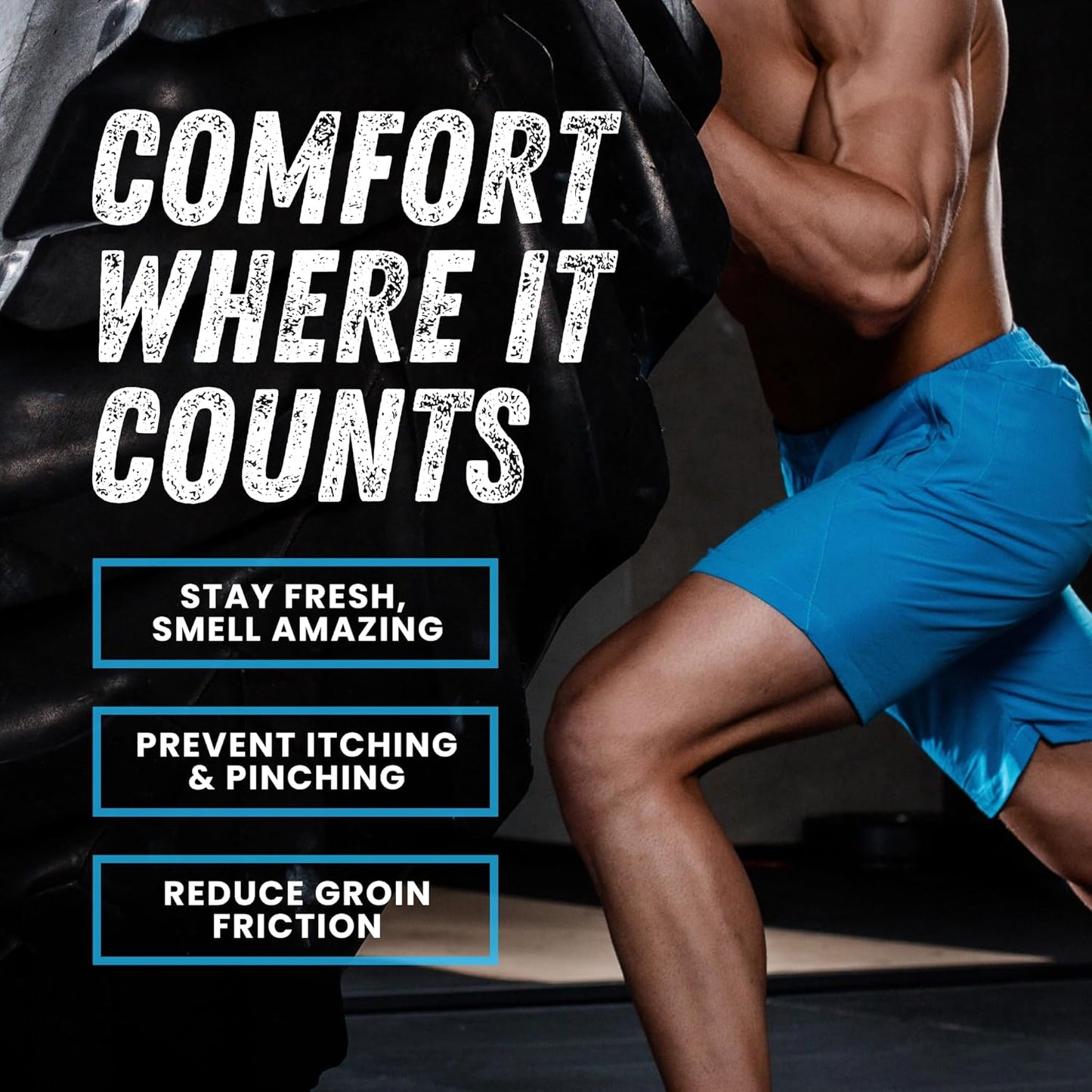 Super Fresh Ball Deodorant Lotion for Men Groin Butt and Body Hygiene Cream Controls Odor Prevents Chafing Aluminum Free Daily Freshness and Comfort Powder Lotion Formula in Convenient 4 oz Tube