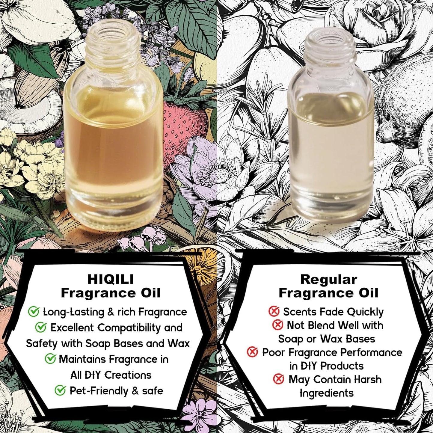 HIQILI Hip Hop Fragrance Oil for Scent Diffusers, Lemon & Green Apple Scents, Candles & Soaps Making, Add to Body Scrub and Spray - 1 Fl Oz