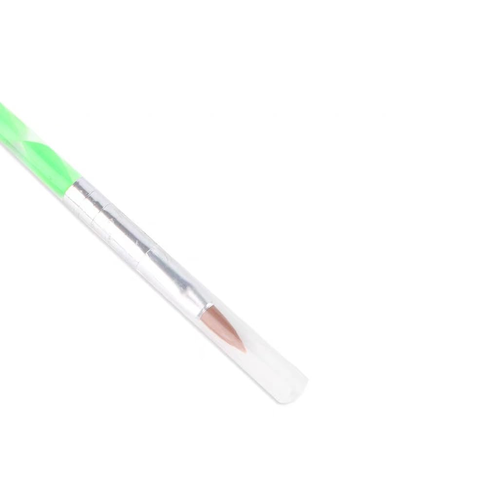 5pcs Nail Art Brushes Set, Nail Art Design Pen Painting Tools with Nail Extension Gel Brush, Nail Polish Brush, Builder Nail Gel Brush, Dotting needle,Adhesive drill pen (Color)