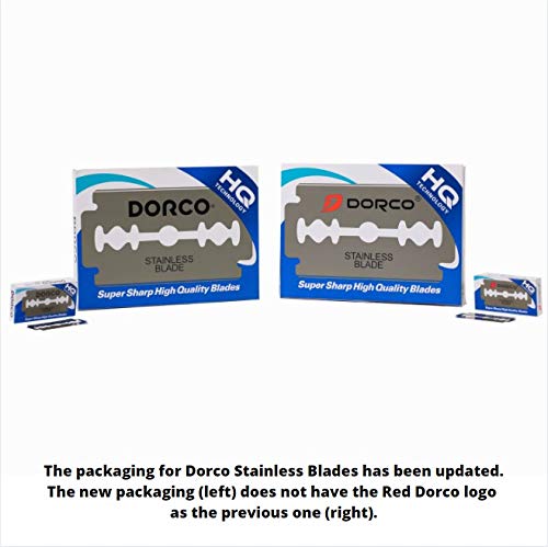 Dorco ST300 Platinum Extra Double Edge Razor Blades - 200 Count