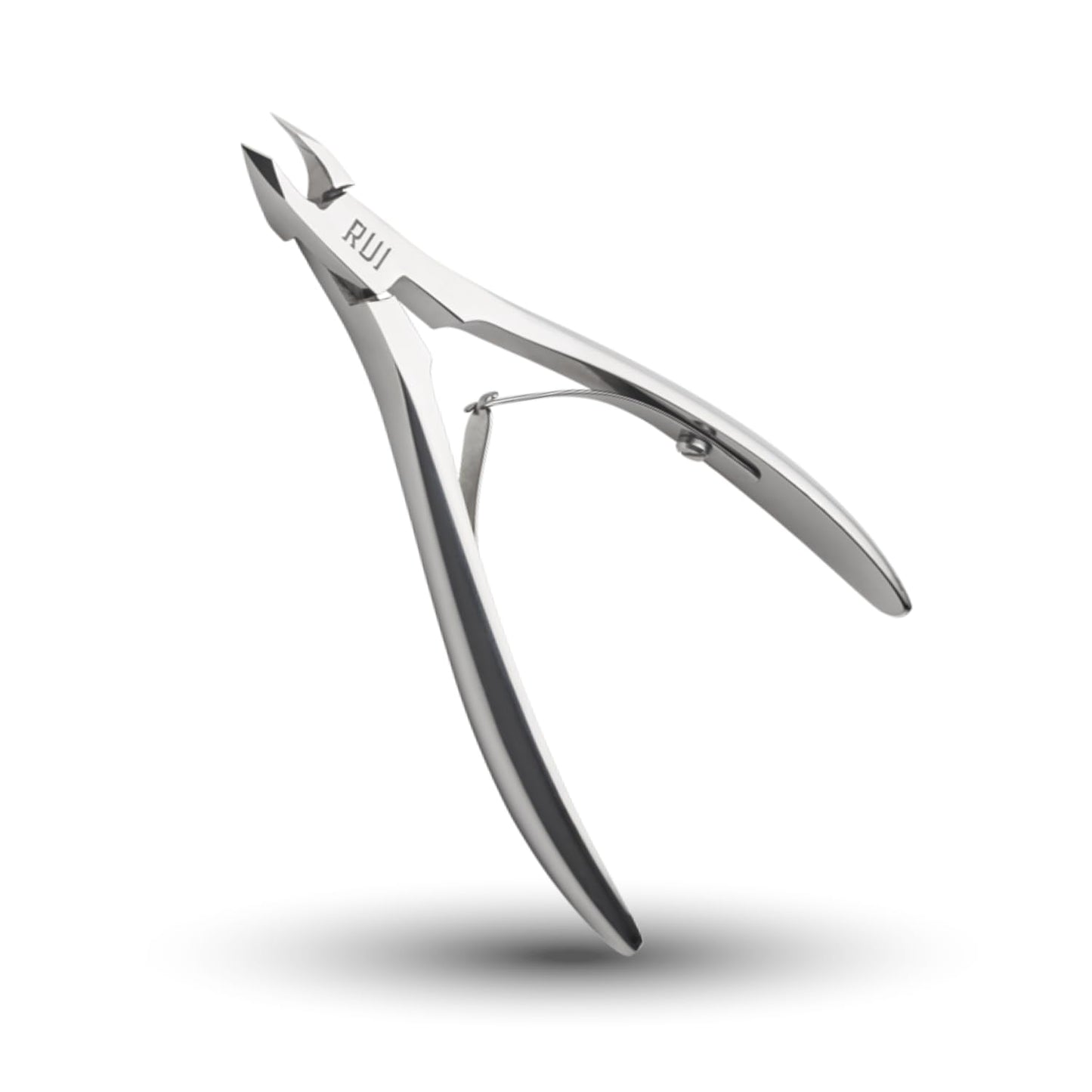 Rui Smiths Ultra-Premium Stainless Steel Cuticle Nippers - Professional Stainless Steel Cuticle Cutters - Japanese Handle, Mirror Finish - 4mm Jaw, Double Spring