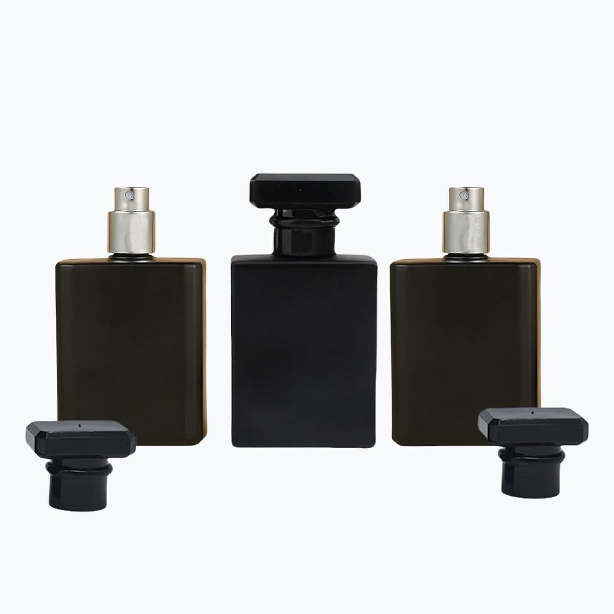 3 Pcs Perfume Bottle Atomizers,1 oz Refillable Fine Mist Sprayer Empty Fragrance Bottles Portable Travel Perfume Dispenser Containers for Essential Oil perfumery(30ml)