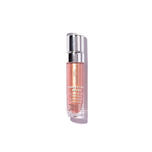 HydroPeptide Perfecting Gloss, Lip Plumping Gloss & Hydrating Treatment, Volumizing Collagen-Boosting Enhancer with Hyaluronic Acid & Peptides, Nude Pearl, 0.13 Ounce