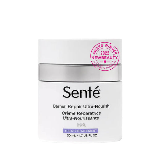 Senté Dermal Repair Ultra-Nourish - Rosacea Treatment For Dry, Sensitive Skin | Repairs, Replenishes & Reduces Skin Redness - 1.7 Fl Oz