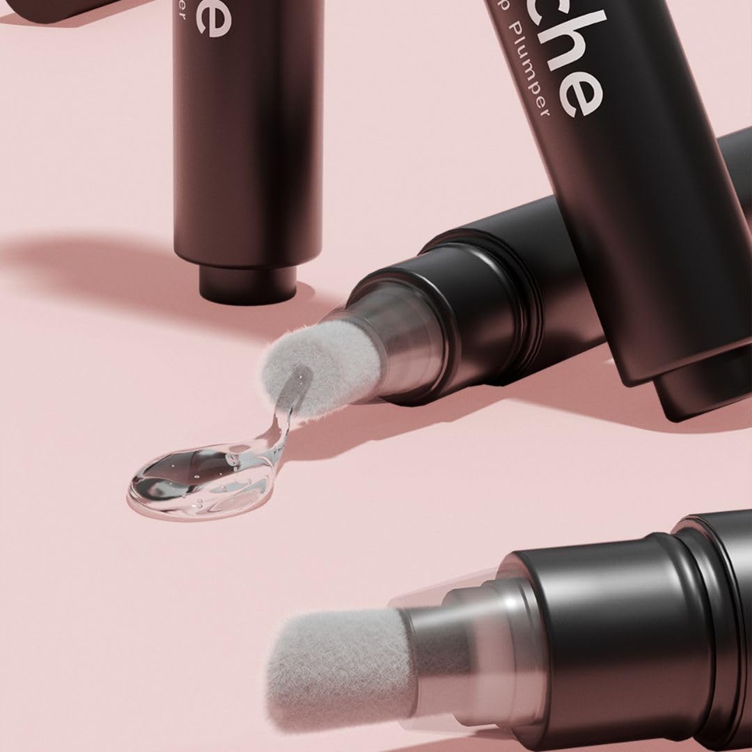 Smooche Hyaluronic Acid Lip Plumper - Hydrating & Volumizing Gloss for Soft, Smooth Lips - Natural Shine & Fine Line Reduction - Cruelty-Free Lip Care