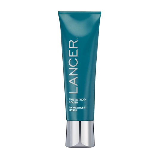 Lancer Skincare The Method: Polish Facial Exfoliator, Daily Exfoliating Face Scrub with Natural Minerals, Normal Combination Skin, 8 Fluid Ounces