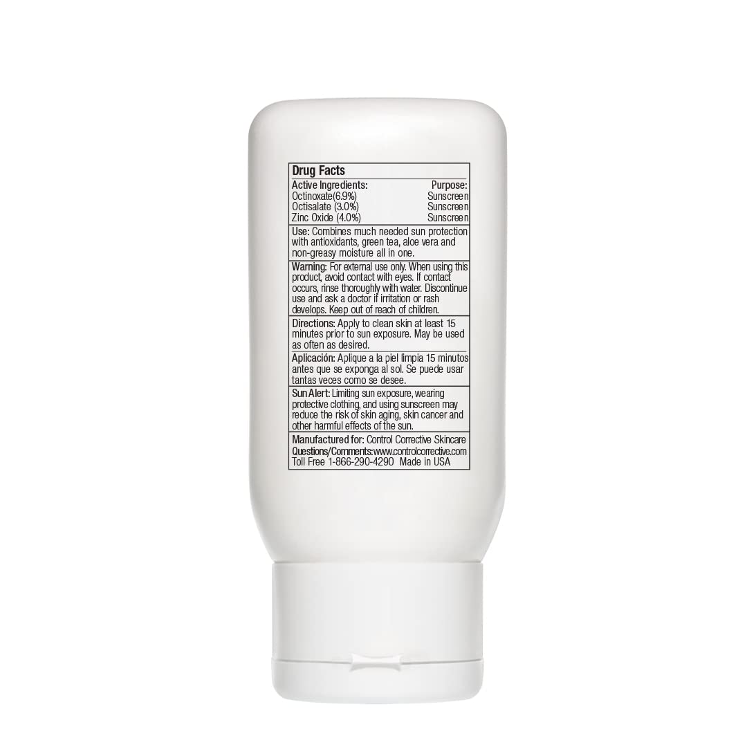 CONTROL CORRECTIVE Aroma Matte Day Cream Spf 30, 2.5 Oz - Sunscreen, Non-Comedogenic, Fast-Absorbing Aromatic Spf, Vitamin C, Won’t Clog Pores, Full Spectrum Sun Protection, Micro-Fine Zinc, Green Tea
