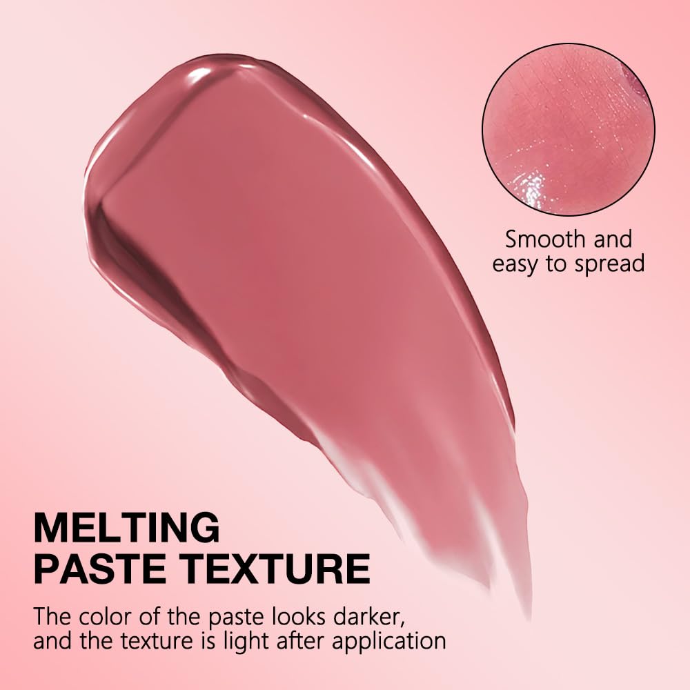 Honey Tinted Lip Balms Lip Stain, Sheer Hydrating Lip Skin Tint, Gloss Balm Moisturizing Lip Color for All Skin Tones, Nourishing Lip Balm with a Hint of Natural Black Cherry Tint (Pink)