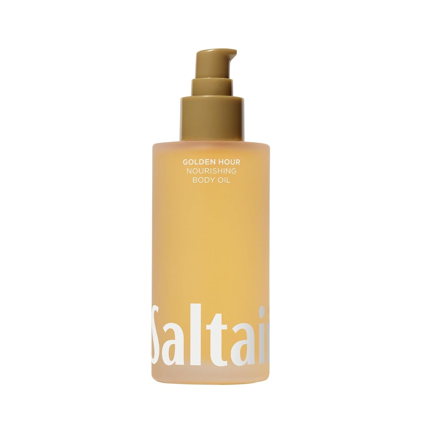 Saltair Body Oil. Luxurious Golden Hour After Shower and Bath Oil Moisturizer for Women and Men. Botanical, Non-Greasy, and Well-Absorbing Lotion for Hydrating Dry Skin. 4oz Pump Bottle