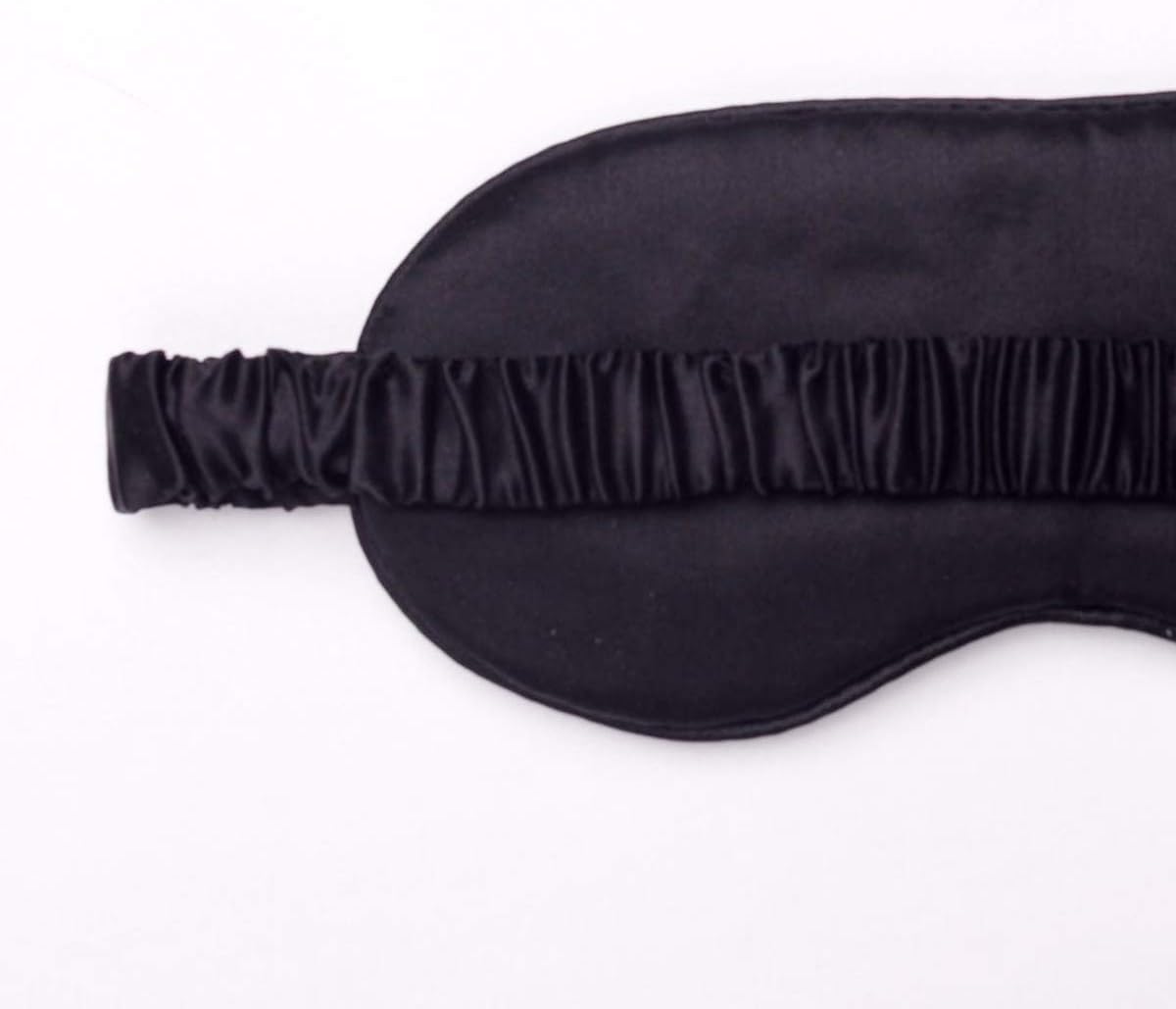 Silk Sleep Mask Light Blocking Luxury 100% Mulberry 19mm Silk Eye Mask Eye Cover Blindfold Ultra Soft Light & Comfy Anti Aging Skin Care with Travel Bag Gift Package