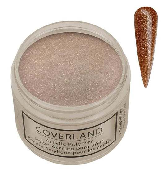 Tones Coverland Acrylic Nail Powder "Golden Touch" - Limited Edition Acrylic Powder for Nail Design, Sculpting, and Masking Nail Bed Imperfections - Professional Acrylic Nail Supplies - (1.5 Oz)