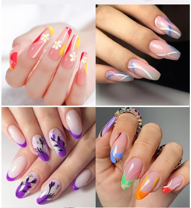 Nail Polish Pen, 1 PCS Nail Art Pen, Nail Pencil, DIY Drawing Painting Pen, for Nails DIY (Purple)