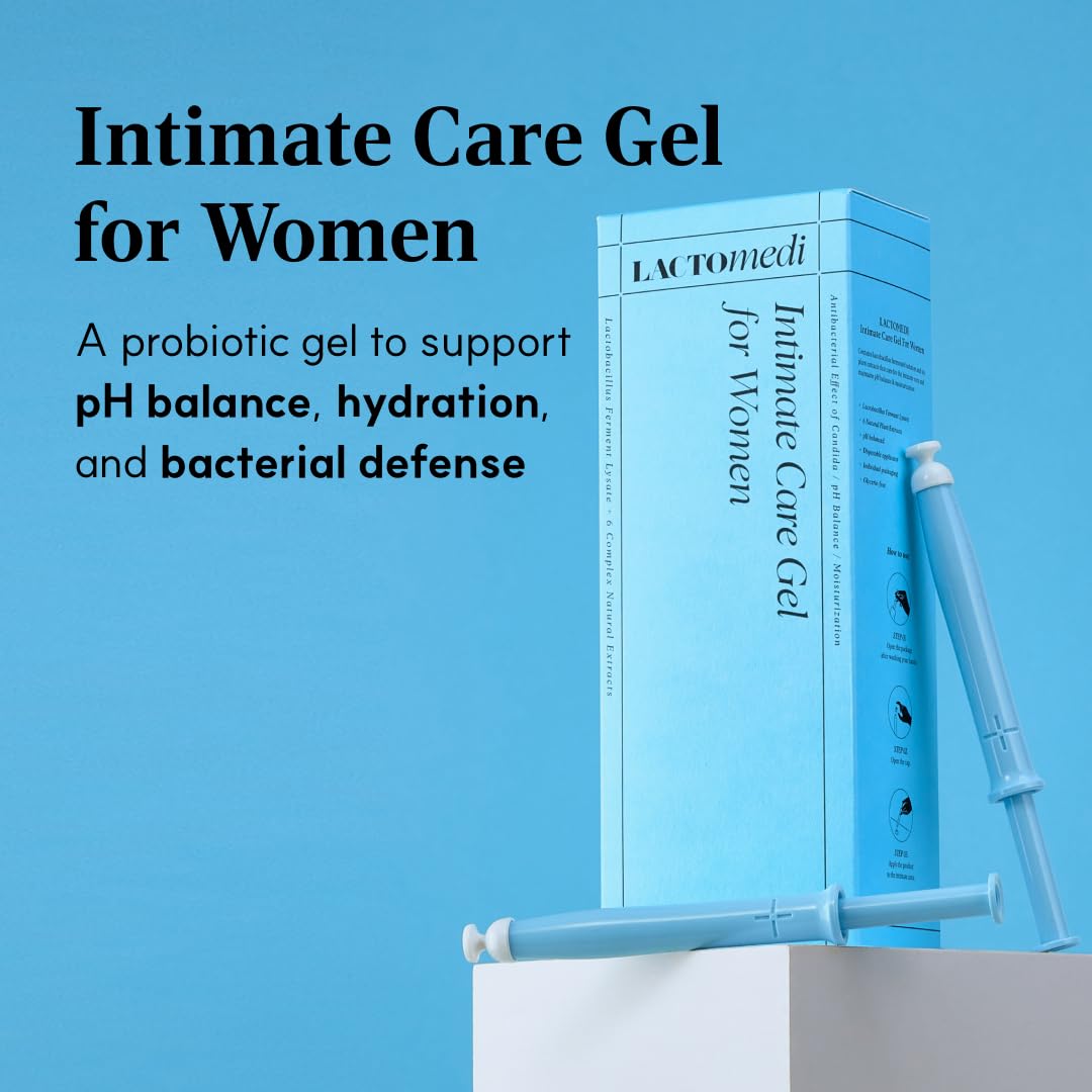 Intimate Care Gel | 5-Day Intensive Care Package | Vaginal Probiotics Applicator | Yeast Infection Care | BV Gel | pH Balance Gel | Itchiness and Unpleasant Odor | 1Box x 5pcs