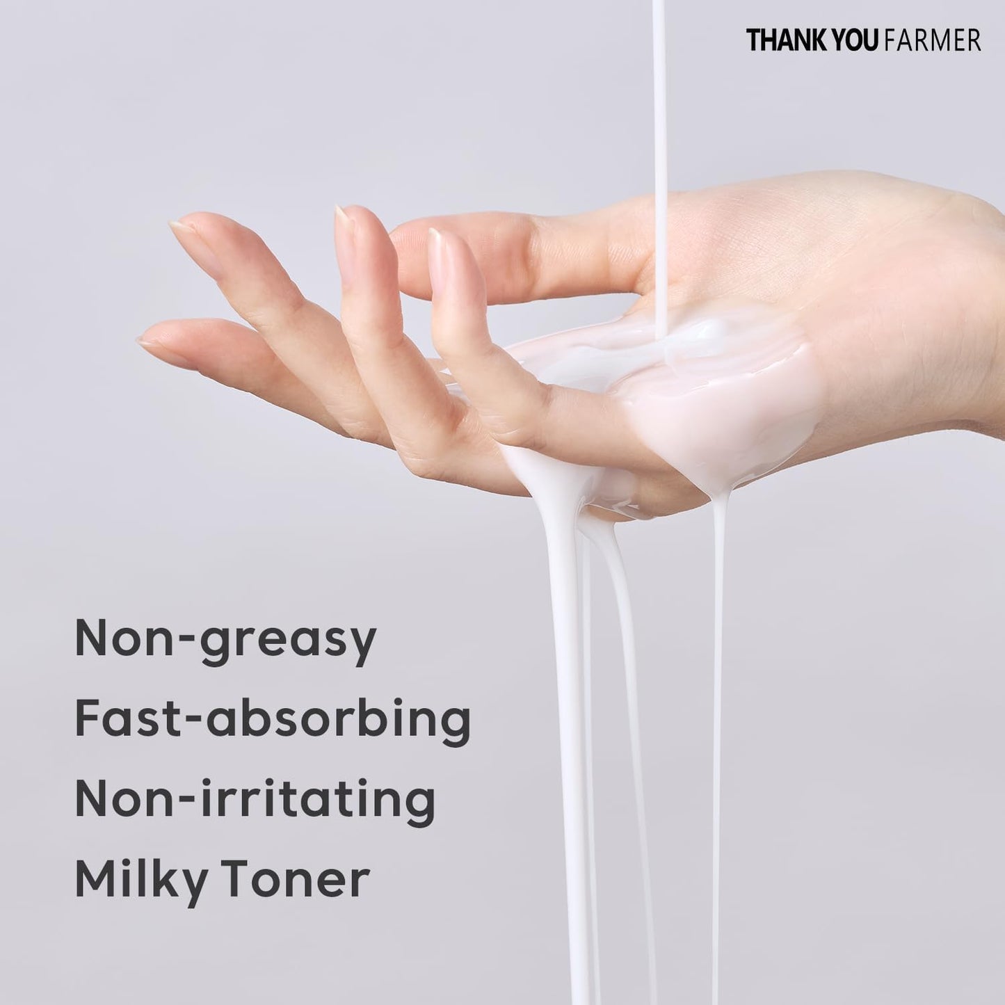 THANKYOU FARMER Rice Pure Skincare Set, Full Size Toner(7.03 fl oz) + Mini Size Ampoule(0.35 fl oz) Korean Skincare Set, Glass Skin