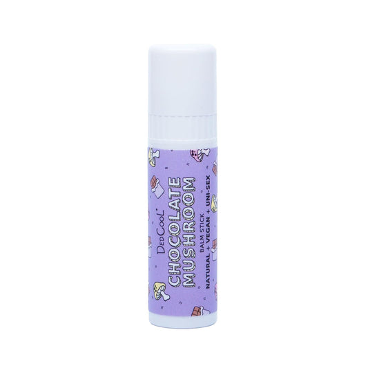 DedCool Lip Balm Stick (Chocolate Mushroom) Jumbo, Vegan, Flavored, Coconut Oil Lip Balm, Long Lasting, Moisturization, Hydrates Dry & Chapped Lips, Vegan, Clean, Non-Toxic, Fragrance For All