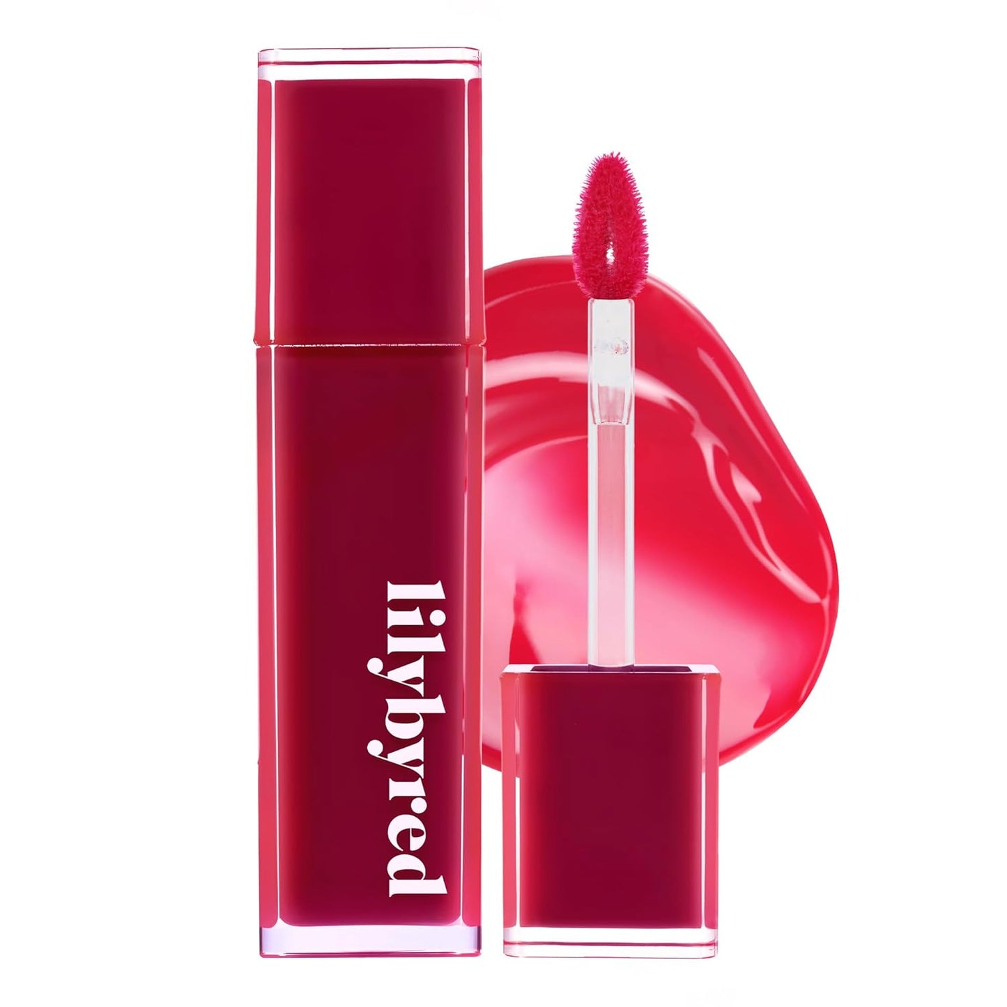 lilybyred Bloody Liar Coating Tint | Korean Glossy Lip Stain, Vivid & Juicy Color, Syrupy Shine, Moisturizing, Long-Lasting & Smudge-Proof, Non-Sticky, Lightweight, 0.14 oz. (07 Daring Cherry)