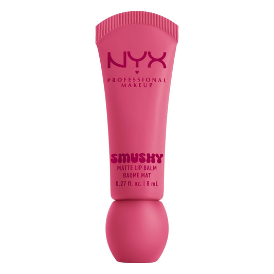 NYX PROFESSIONAL MAKEUP Smushy Matte Lip Balm, Tinted Lip Moisturizer with Soft, Matte Finish - Swipe Sesh (Light Dusty Rose)