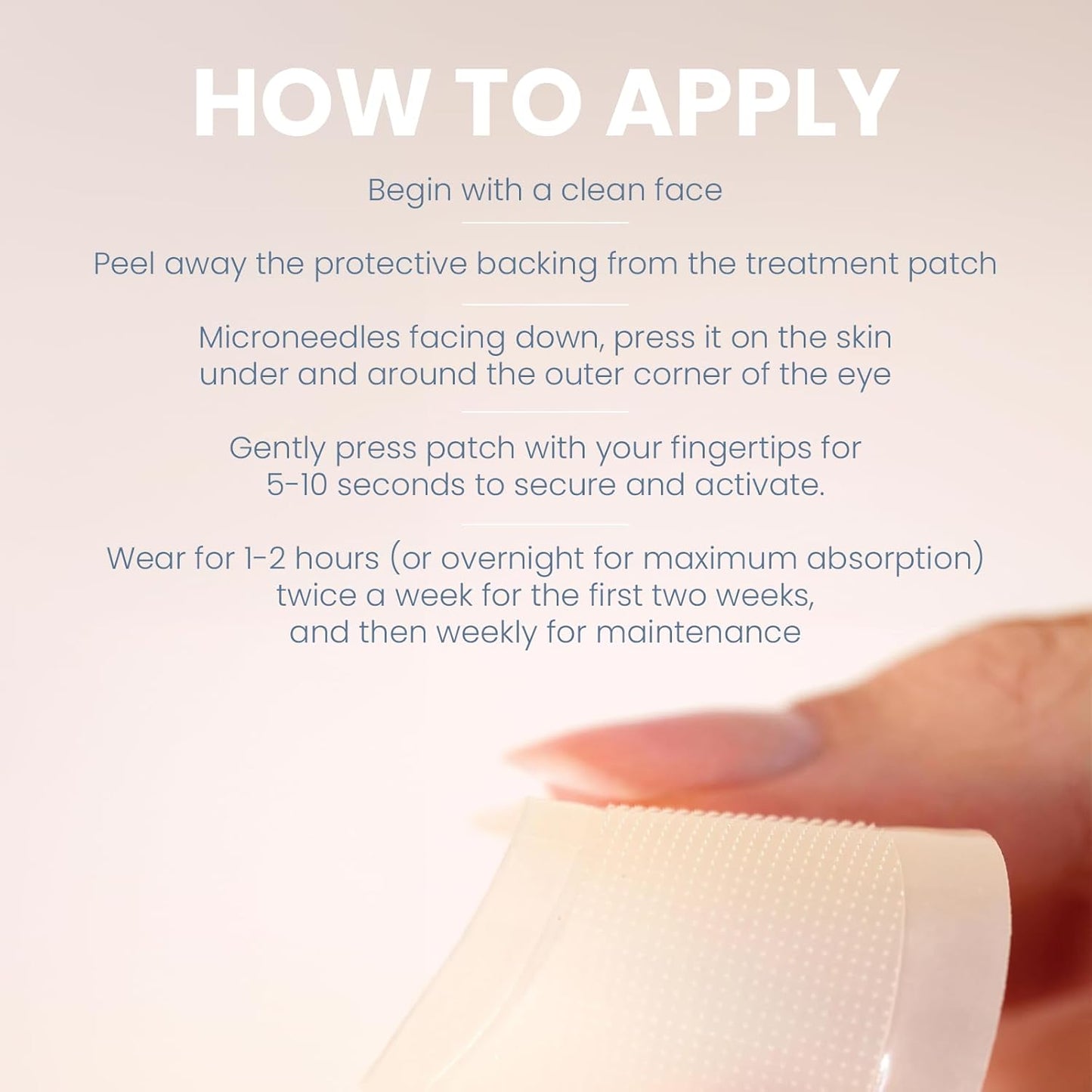 skyn ICELAND Dissolving Microneedle Under Eye Patches with 39% Hyaluronic Acid and Peptides, No Slip Overnight Eye Mask for Fine Lines, Wrinkles and Firming, Vegan, All Skin Types, 3 Pairs