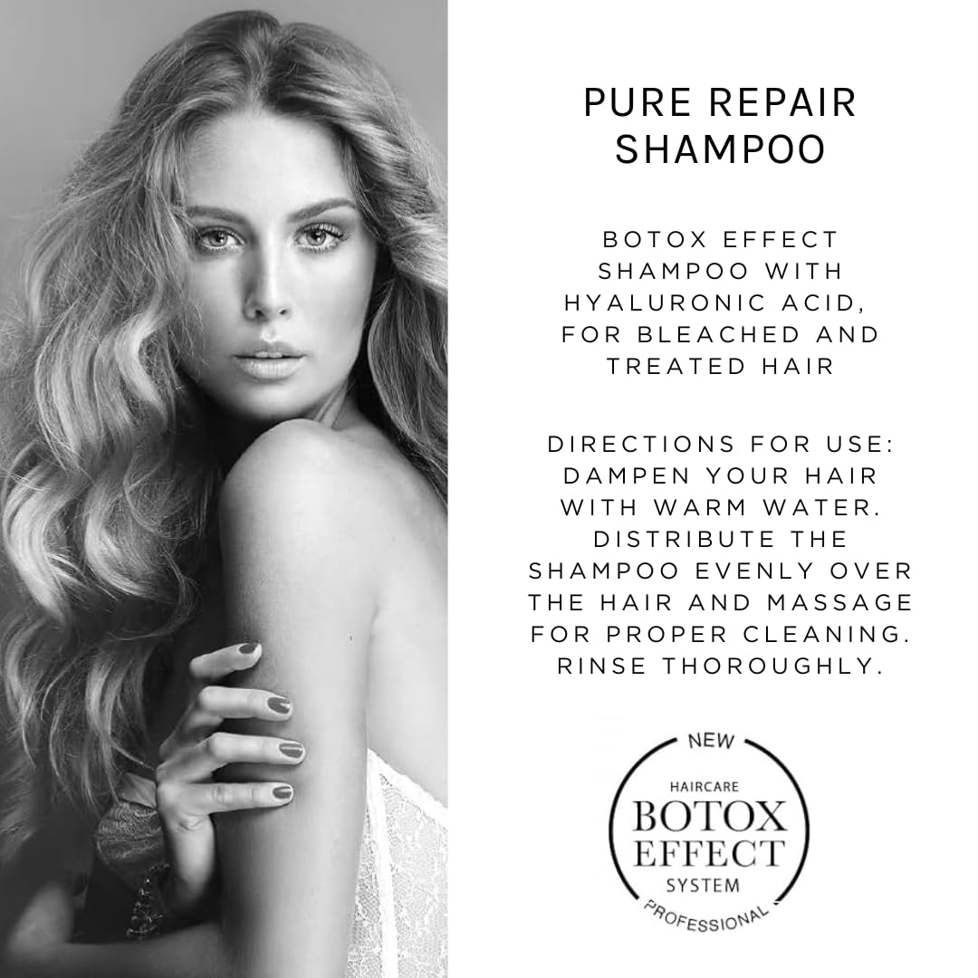 pH PURE HAIR Repair Moisturizing Shampoo 33.8 Oz - Hydrating Shampoo for Dry, Damaged & Color-Treated Hair - Revitalizing, Nourishing Formula to Restore Softness, Shine & Strength