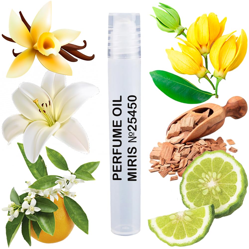 MIRIS Perfume Oil No. 25450, Inspired by Bamboo, Long-Lasting Women Roll-On, Rollerball 0.34 Fl Oz / 10 ml