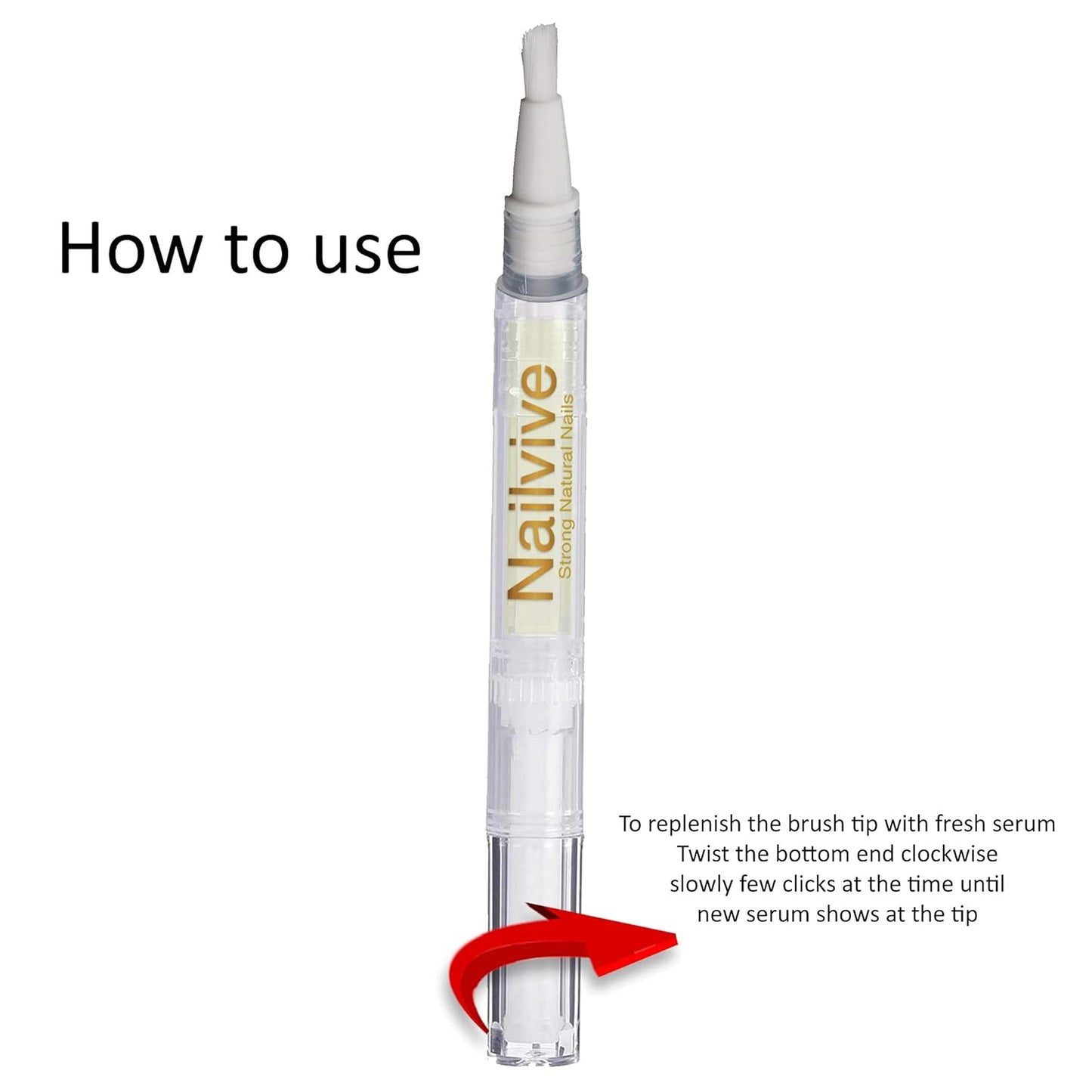 NAILVIVE Nail Serum Powerful Natural Keratin Nail Treatment Silk Proteins Proven Natural Formula Strengthening Hardening nails Instantly Prevents Splits Chips Peels Cracks on Your Nails (Bonus Pack!)