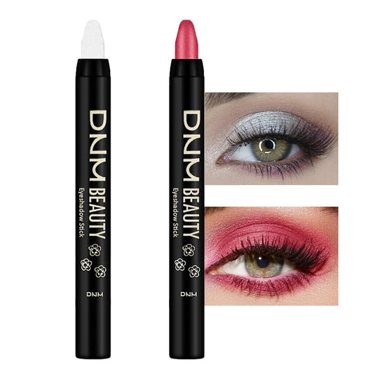 Kaely 2Pcs Cream Eyeshadow Sticks Set for Eyes Waterproof,Pearl White & Red Shimmer Matte Eye shadow Stick Pencil Pen Bulk sombras en crema para ojos 01+35