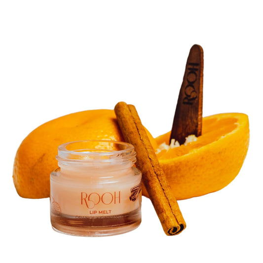 Orange Cinnamon Lip Melt | Moisturizing Vegan Lip Care | Organic, Non-Toxic, Clean Beauty