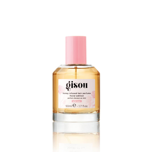 Gisou Honey Infused Hair Perfume Floral Edition - Wild Rose, A Wild Elegant Fragrance with a Romantic and Sensual Scent, Nourishing and Hydrating Hair Shine Spray (1.7 fl oz)