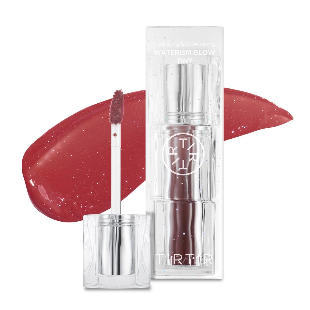 TIRTIR Waterism Tinted Lip Gloss #08 Summer Pumpkin, 0.14 Fl Oz – Kiss Ready Lipgloss, 12H Long Lasting Non Sticky Natural Tinted Glow Korean Multiuse Cheek and Lip Tint for Women gift