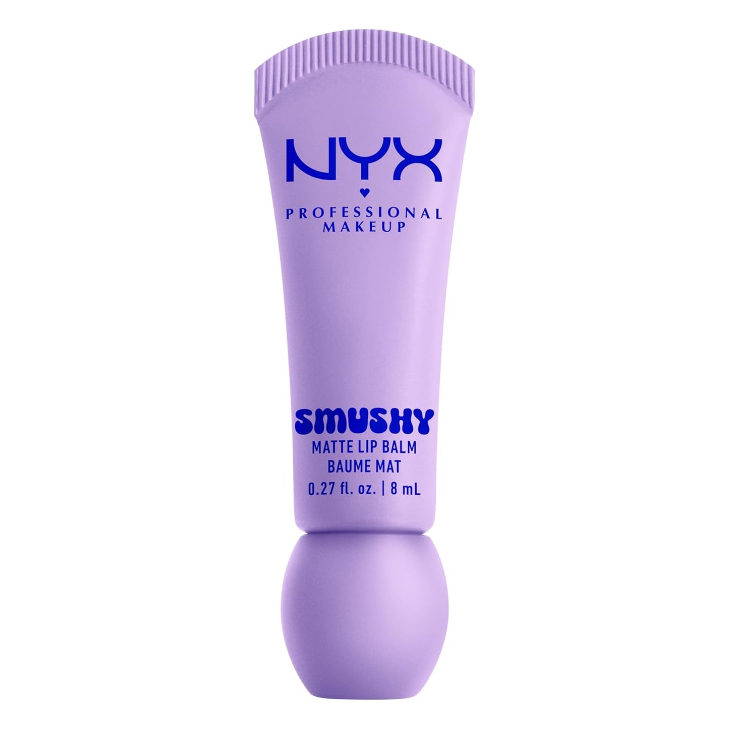 NYX PROFESSIONAL MAKEUP Smushy Matte Lip Balm, Tinted Lip Moisturizer with Soft, Matte Finish - Sugar Smush (Transparent)