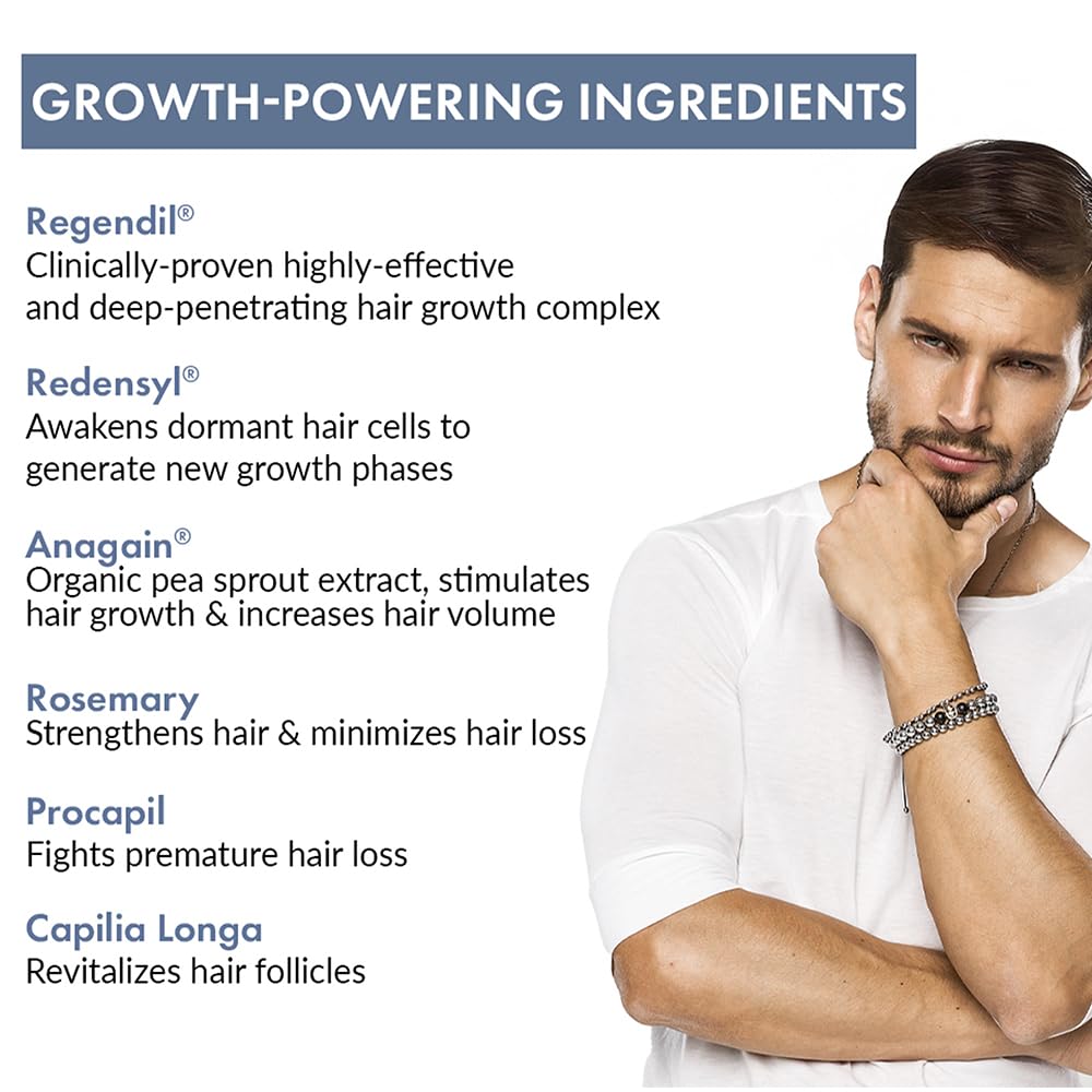 Anveya Rosemary Hair Growth Serum | Hair Serum for Hair Growth with Redensyl, Procapil, Anagain & Capilia Longa | Rosemary for Hair Growth | Best Hair Growth Serum & Hair Serum for Men & Women | 50ml