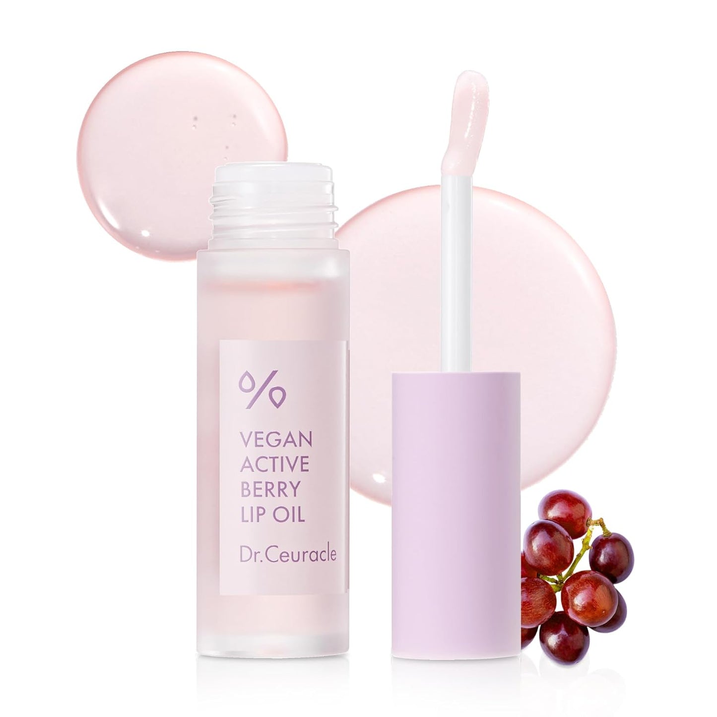 Dr.Ceuracle Vegan Active Berry Lip Oil - Moisturizing Lip Gloss for Dry, Chapped Lips, Long-Lasting Glow (4.5ml / 0.15 fl. oz.)