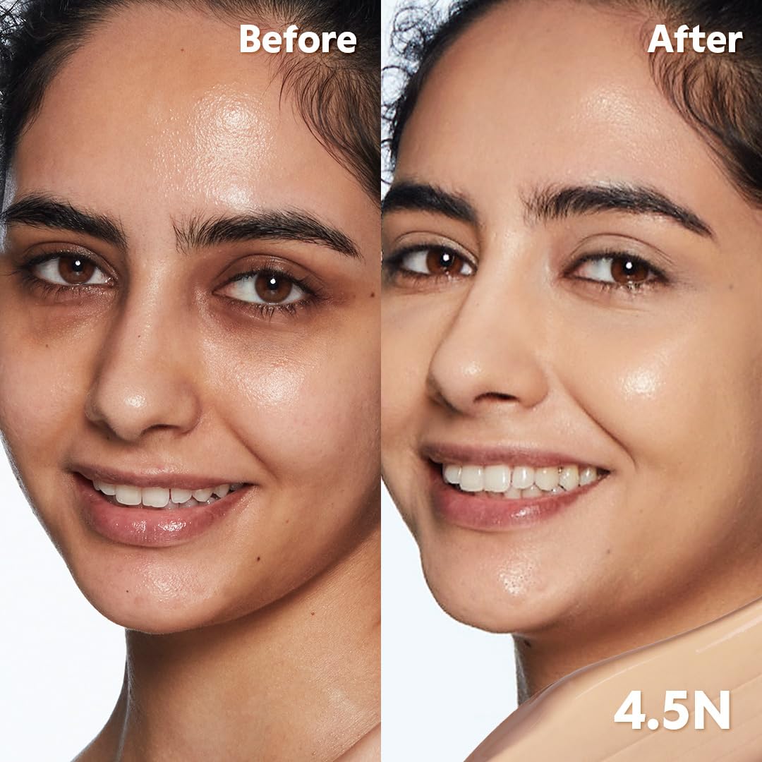 TIRTIR Glide&Hide Blurring Concealer - Creamy texture, Conceals dark circles and wrinkles, Dual formula (liquid tip & balm stick), Long-lasting wear, Korean Makeup, #1.5W, 0.28 Oz