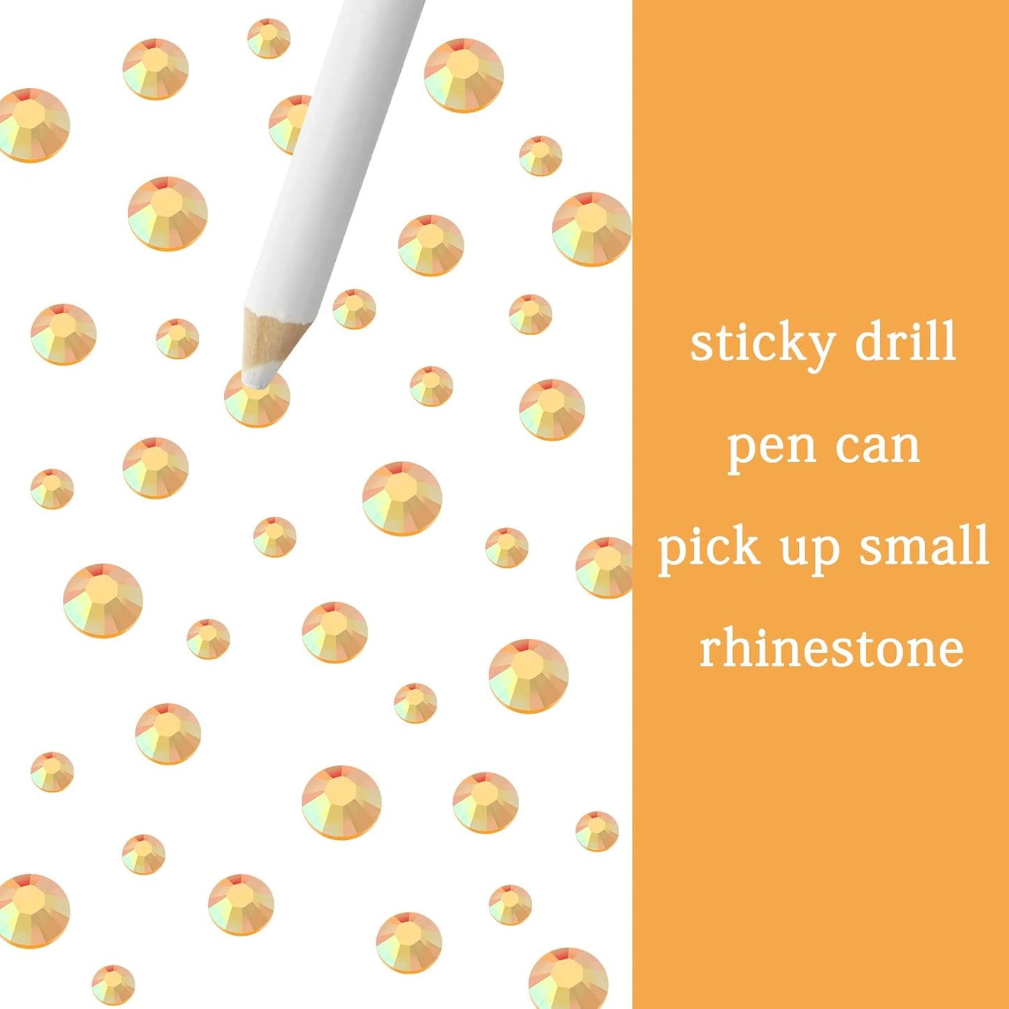 Multi Size 3mm 4mm 5mm Rhinestones Set for Nails Crafts Peach Non Hotfix Rhinestones Nail Gems Rhinestone Jelly AB&Round Flat Back Resin Rhinestone for Makeup Clothes Shoes Eyes Bottles Crafts