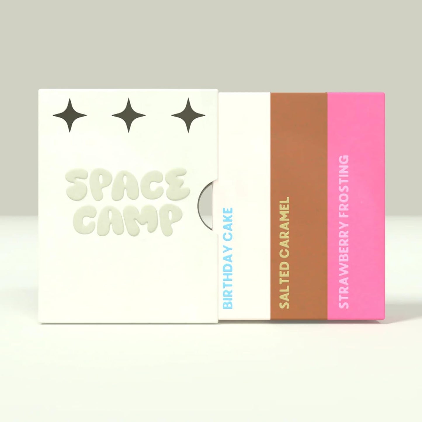 Space Camp Wellness Jumbo Lip Balm - Birthday Pack Variety Flavored Balm (Birthday Cake, Salted Caramel, Strawberry Frosting) - 3 Pack