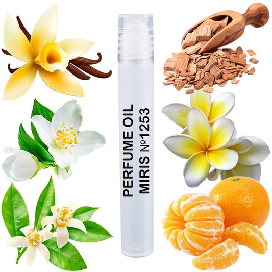 MIRIS Perfume Oil No. 1253, Inspired by Day Dreams, Long-Lasting Unisex Roll-On For Women and Men, Rollerball 0.34 Fl Oz / 10 ml
